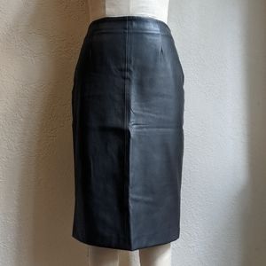 Pleather Pencil Skirt